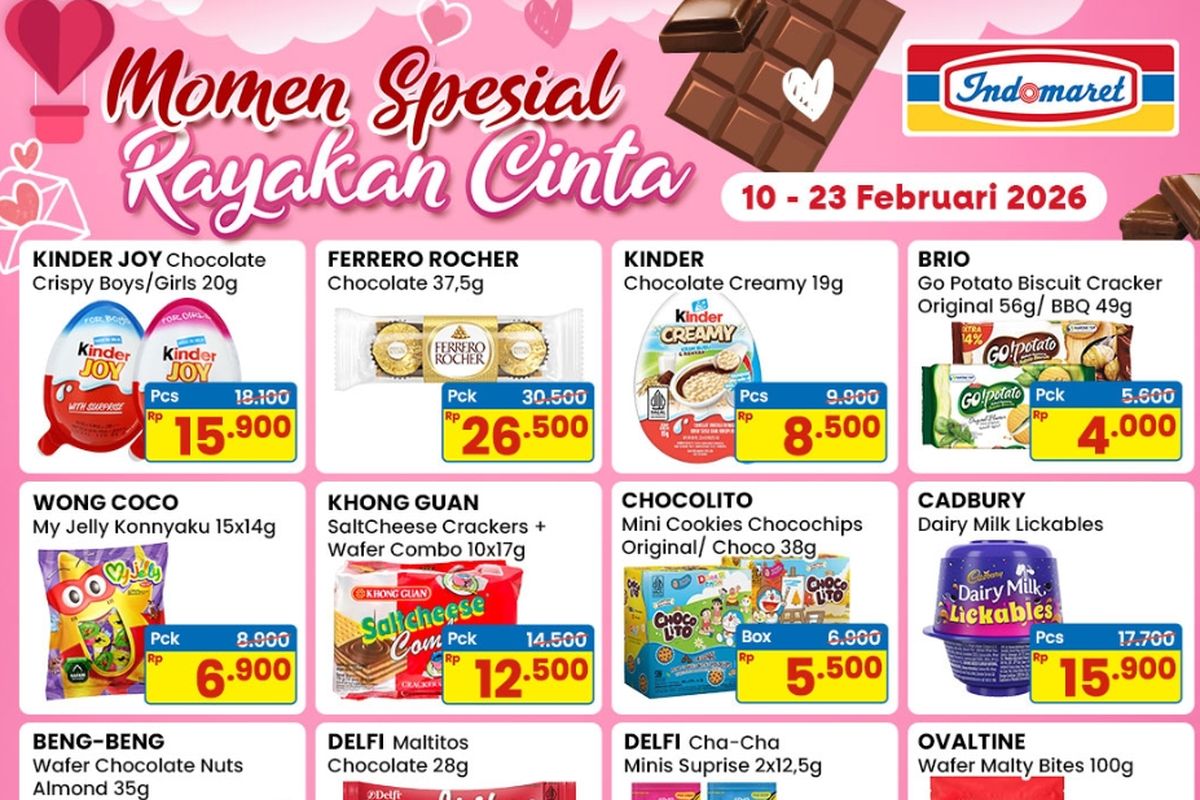 Promo JSM Indomaret Jumat 13 Februari: Minyak Goreng Mulai Rp 38.000