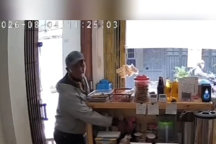 Pura-pura Pesan Makanan, Pria Bertopi Curi Ponsel Pegawai Warung di Kebon Jeruk