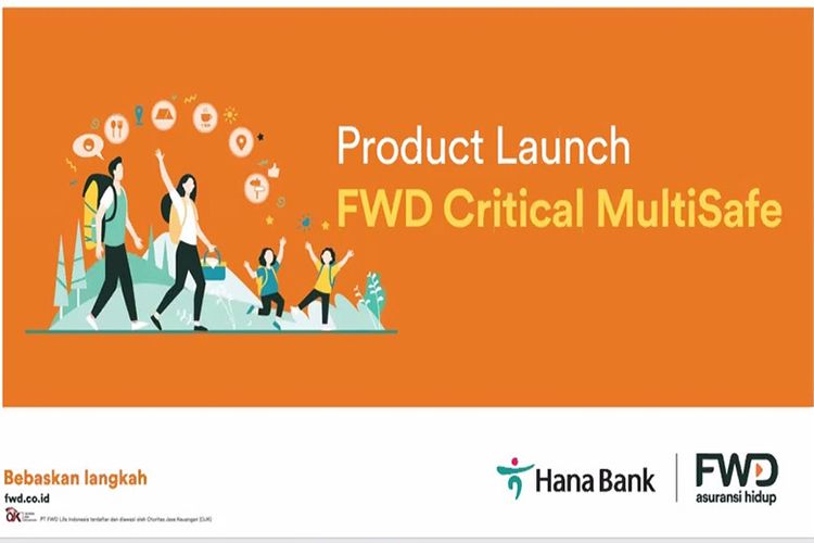 Peluncuran FWD Critical MultiSafe yang digelar secara virtual, Senin (16/11/2020). (DOK. FWD)