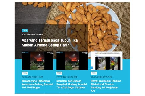 [POPULER TREN] Dampak Makan Almond Setiap Hari | Ikan Paling Sehat untuk Dimakan
