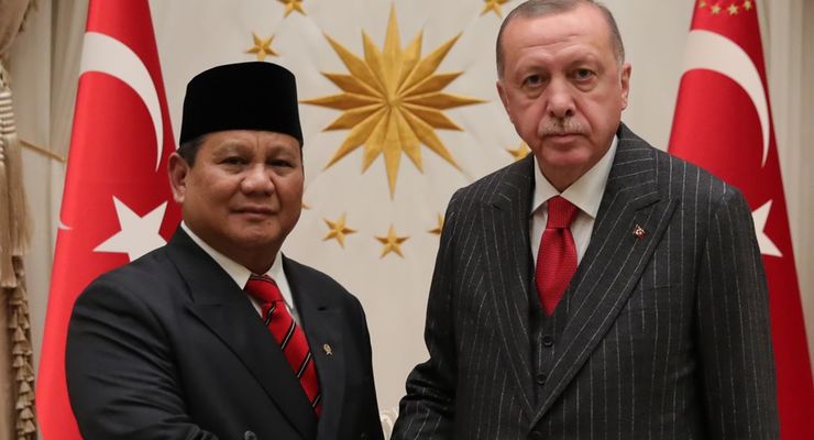 Erdogan Kirim Surat Ucapan Selamat ke Prabowo, Berikut Isinya