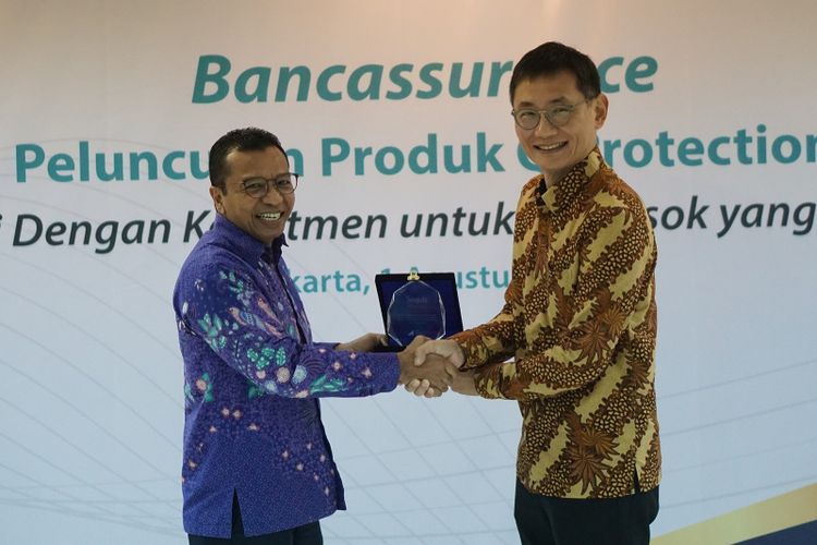 Peresmian Kerja Sama Antara Sequis Financial dan Bank Mayapada di Kantor Bank Mayapada Tower II, Jakarta, Rabu (1/8/2018)