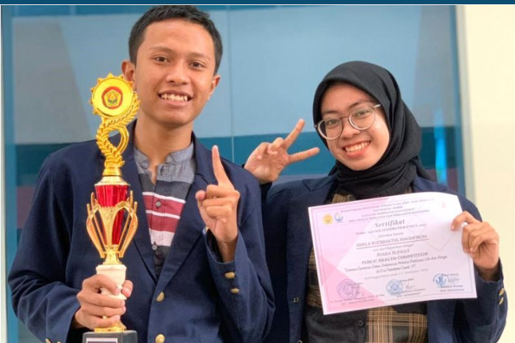 Mahasiswa Unesa berhasil meraih juara tiga dalam Lomba Essay Nasional 9th PHC 2021 di Universitas Jember (Unej).