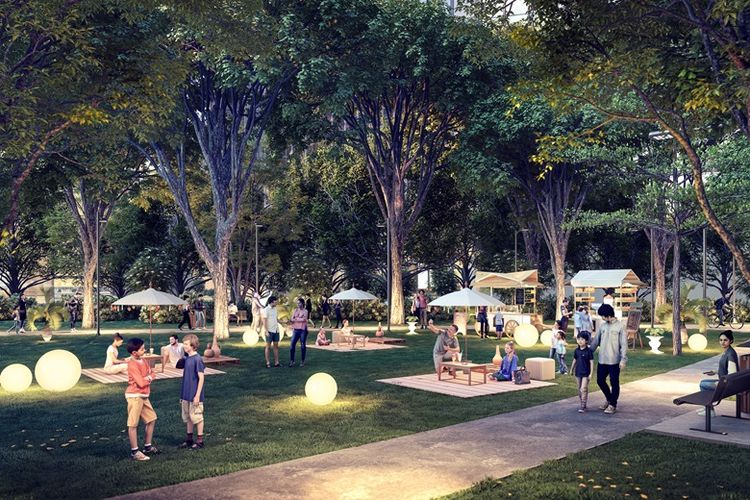 Dari seluruh area publik di Alam Sutera, sekitar 40 persennya merupakan area hijau. 