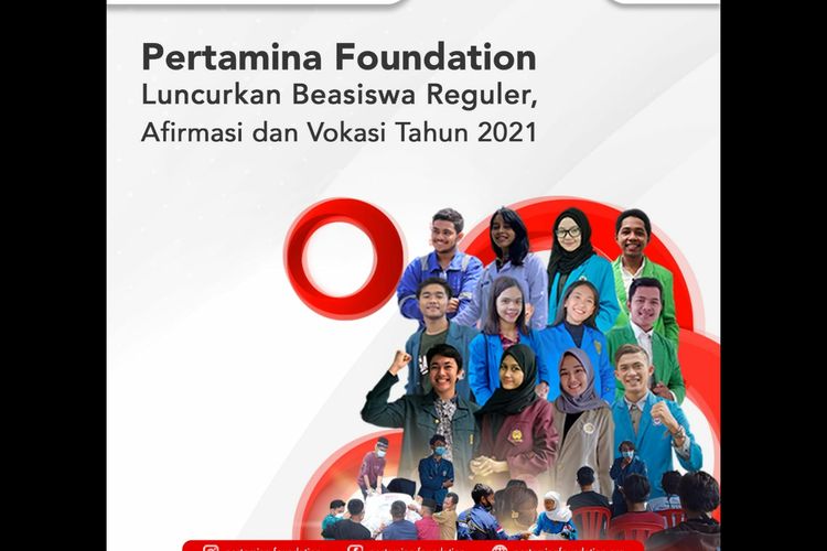 Pertamina foundatio membuka beasiswa bagi mahasiswa S1 dan Diploma 2021.