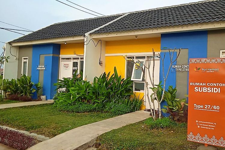 Gambar rumah yang sedang dibangun