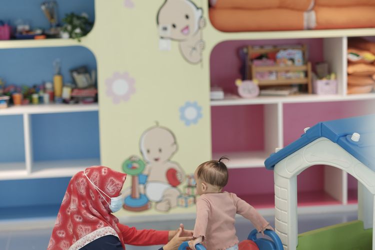 Salah satu fasilitas berupa Day Care bagi karyawan PT Unilever Indonesia. 