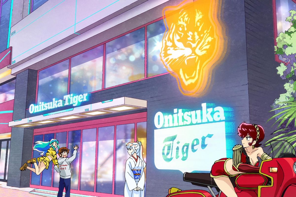 kolaborasi antara Onitsuka Tiger dengan animator Urusei Yatsura