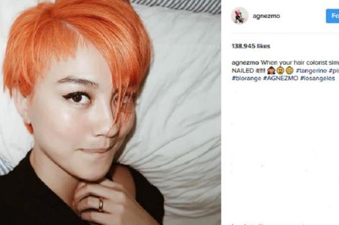 Rambut Baru Agnez Mo