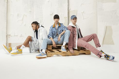 Kolaborasi Nike x Levi's Sediakan Fitur Custom Sneakers 