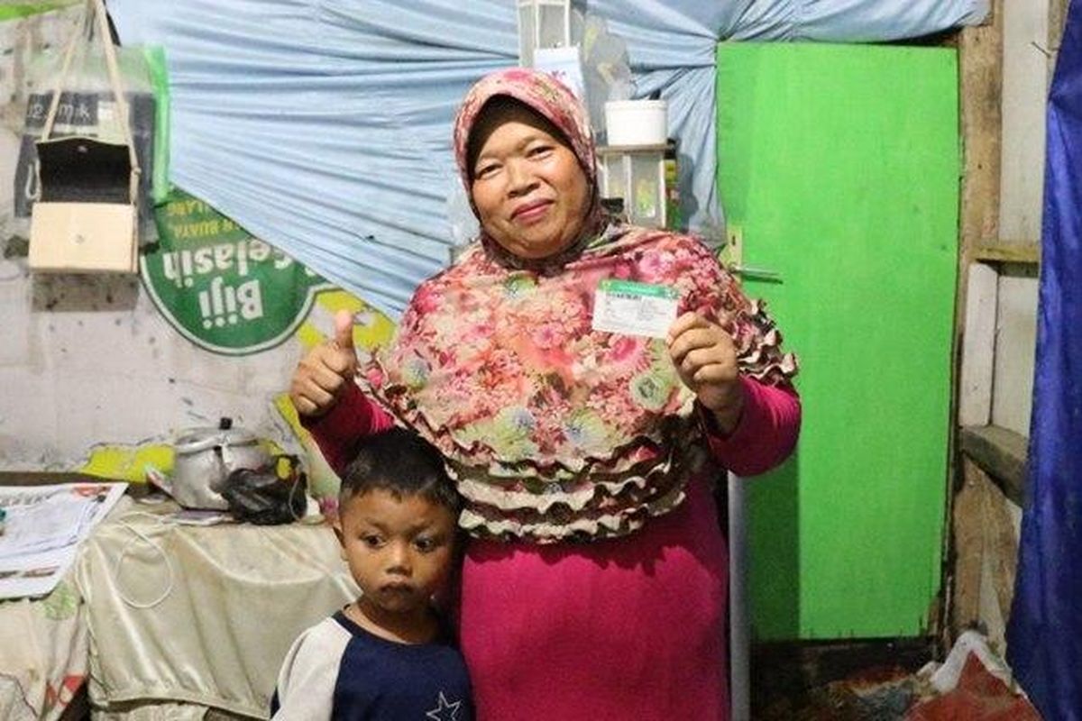 Didah (45), satu dari sekian banyak peserta yang telah merasakan manfaat program JKN-KIS. 