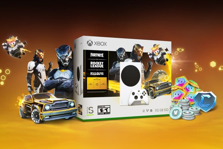 Paket penjualan baru Xbox Series S - Gilded Hunter Bundle.