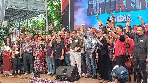 Relawan Ahok Deklarasi Dukung Ganjar-Mahfud