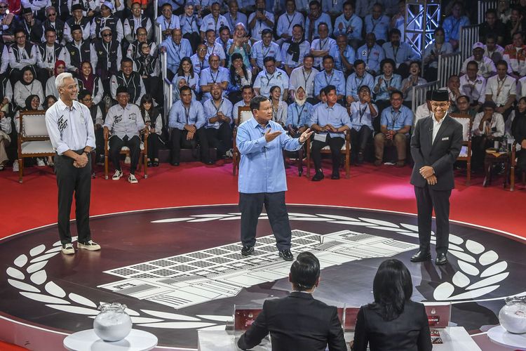 Visi-Misi Anies, Prabowo, dan Ganjar dalam Debat Perdana Pemilu 2024