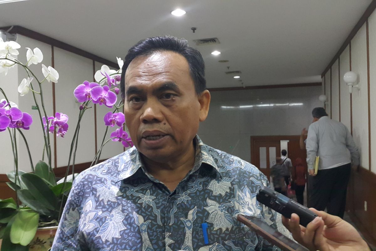 Sekretaris Daerah Provinsi DKI Jakarta Saefullah di Balai Kota DKI Jakarta, Jalan Medan Merdeka Selatan, Jumat (16/6/2017).