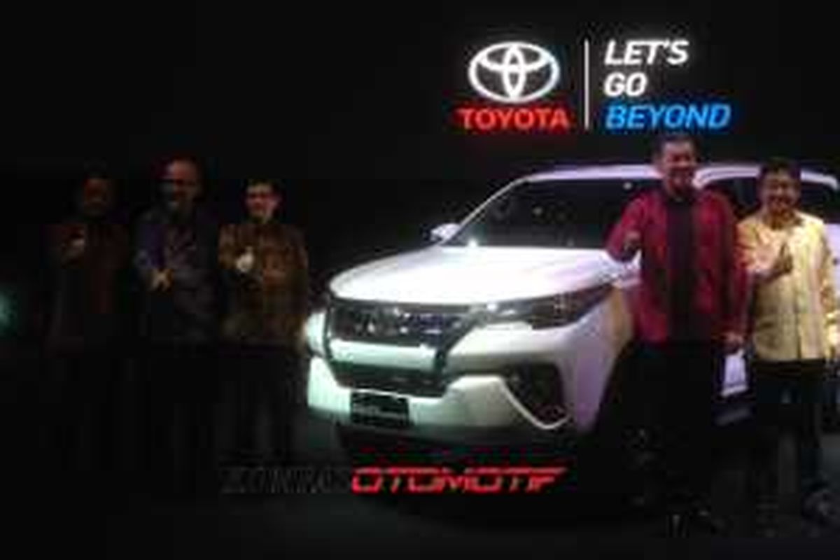 Peluncuran Toyota All New Fortuner di JCC, Senayan, Jumat (22/1/2016).