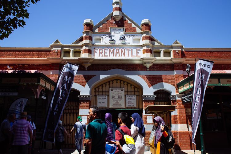 Fremantle Market di Australia Barat.