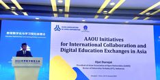 Rektor Universitas Terbuka Gaungkan Transformasi Digital pada World Digital Education Conference di China 