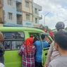 Angkot yang Dikemudikan Kakek 75 Tahun Tabrak Trotoar di Ambon, Penumpang Syok