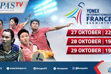 Malam Ini, Kompas TV Siarkan Perempat Final Perancis Terbuka