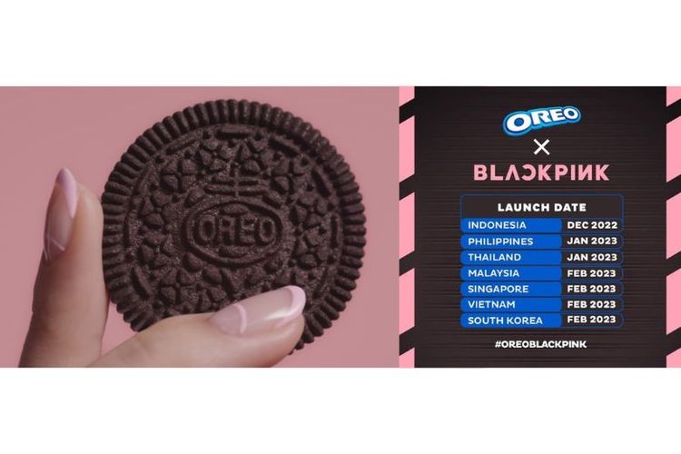 Oreo x Blackpink hadir di Asia.