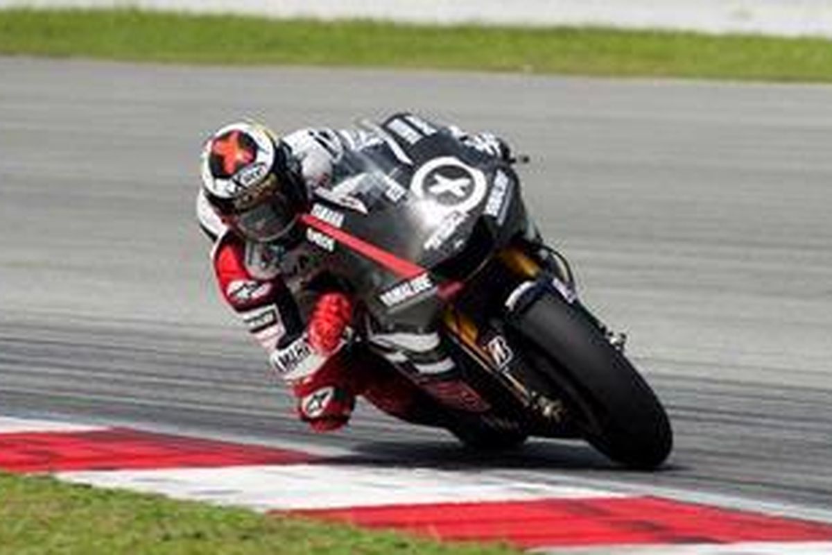 Pebalap Yamaha, Jorge Lorenzo.