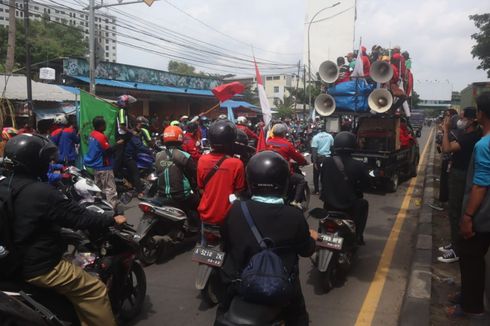 Hari Pertama Mogok Kerja di Kota Tangerang, Buruh 