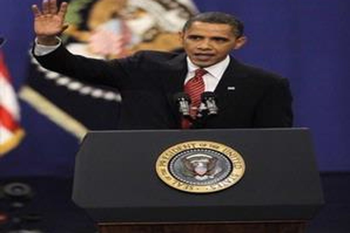 In this on Tuesday, Dec. 1, 2009 file photo, President Barack Obama speaks about his Afghanistan  policy before cadets at the U.S. Military Academy at West Point, N.Y. The health care overhaul is incomplete. Climate change legislation remains uncertain. Some 10 percent of the country is without a job. Budget deficits are in the stratosphere. Still, an AP-Gfk poll suggests Americans like President Barack Obama and the way hes doing his job.