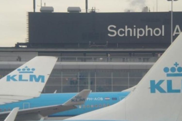 Bandara Schiphol, Amsterdam.