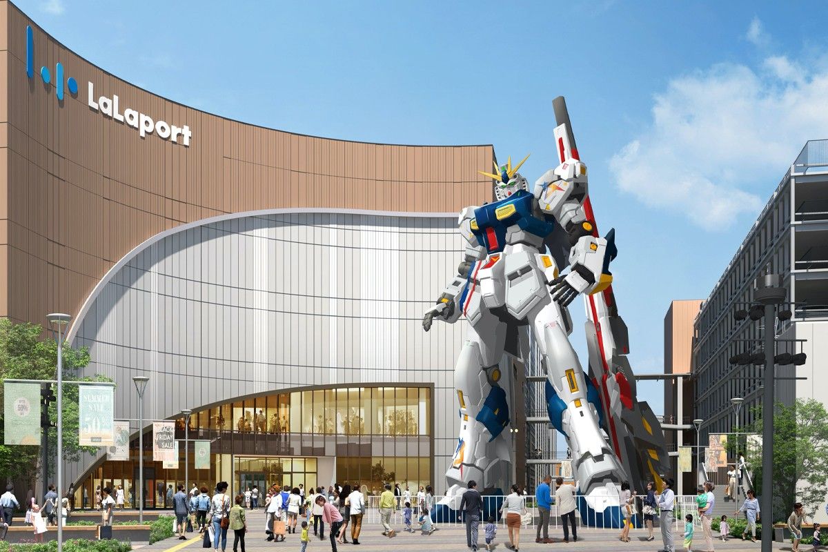 Gundam Raksasa yang akan hadir di Fukuoka, Jepang