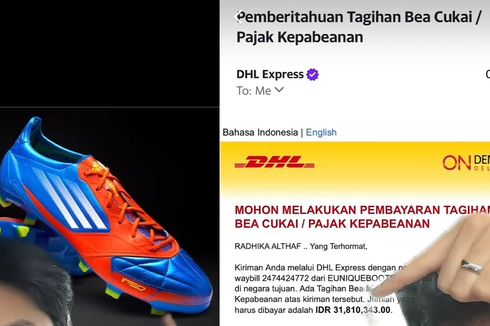 Penjelasan DHL soal Beli Sepatu Rp 10 Juta Kena Bea Masuk Rp 31 Juta