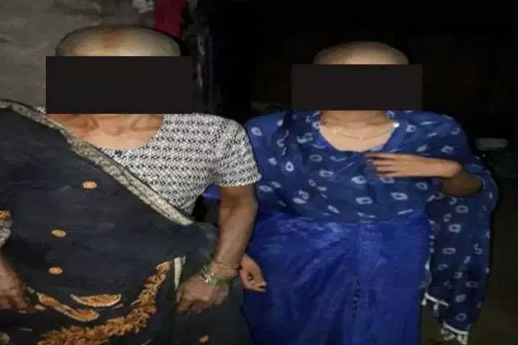 Ibu dan anak yang berada di India disiksa dan digunduli karena melawan ketika hendak diperkosa.