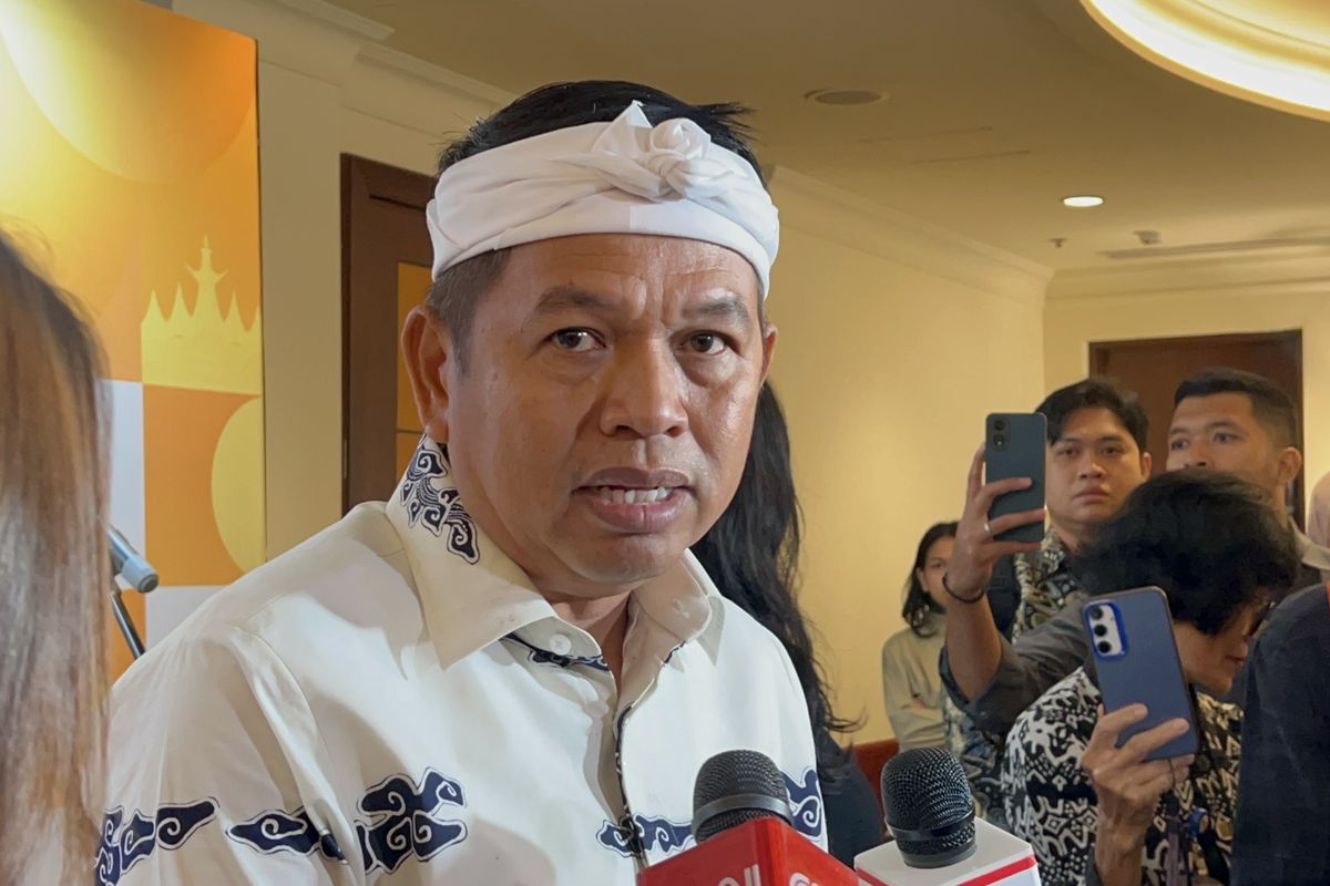Gubernur Jawa Barat hadiri Forum Kerja Sama Daerah Mitra Praja Utama (MPU) 2025 di Hotel Borobudur, Jakarta, Selasa (17/6/2025).