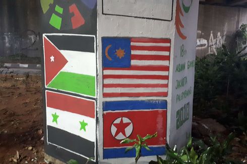 Mural Bendera Malaysia yang Salah Kemudian Jadi Viral Telah Diperbaiki