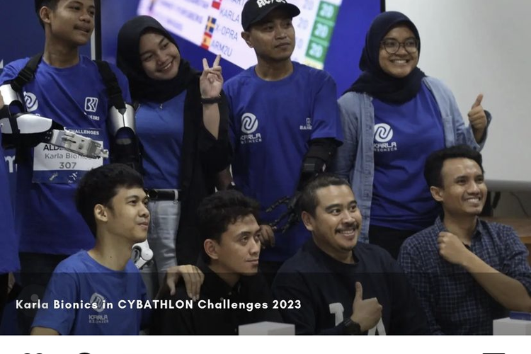 Karla Bionics mengikuti kompetisi internasional Cybathlon Challenge