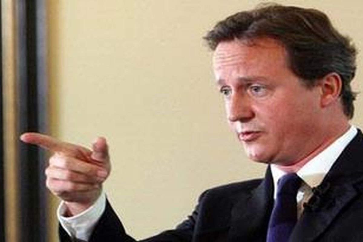 David Cameron, Perdana Menteri Inggris