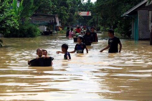 Banjir Bandang di Merangin, Puluhan Rumah Hanyut Terseret Banjir