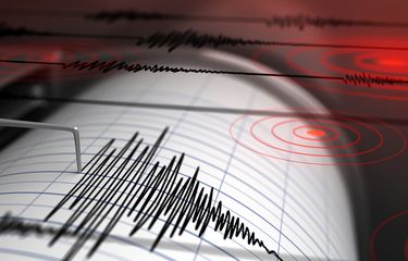 Ilustrasi gempa.