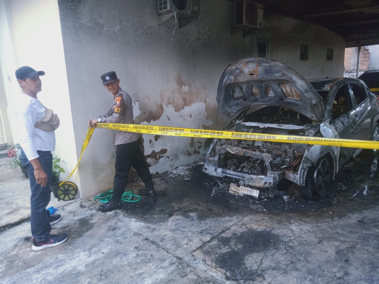 Mobil Hakim PN Madiun Terbakar Saat Ditinggal Mudik, Warga Sempat Dengar Ledakan