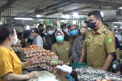 Saat Kahiyang Borong Sayur dan Bobby Pantau Harga Jelang Lebaran