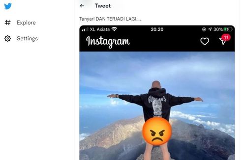 Viral Foto Aksi WNA Telanjang di Gunung Agung Bali, Mendaki Ilegal