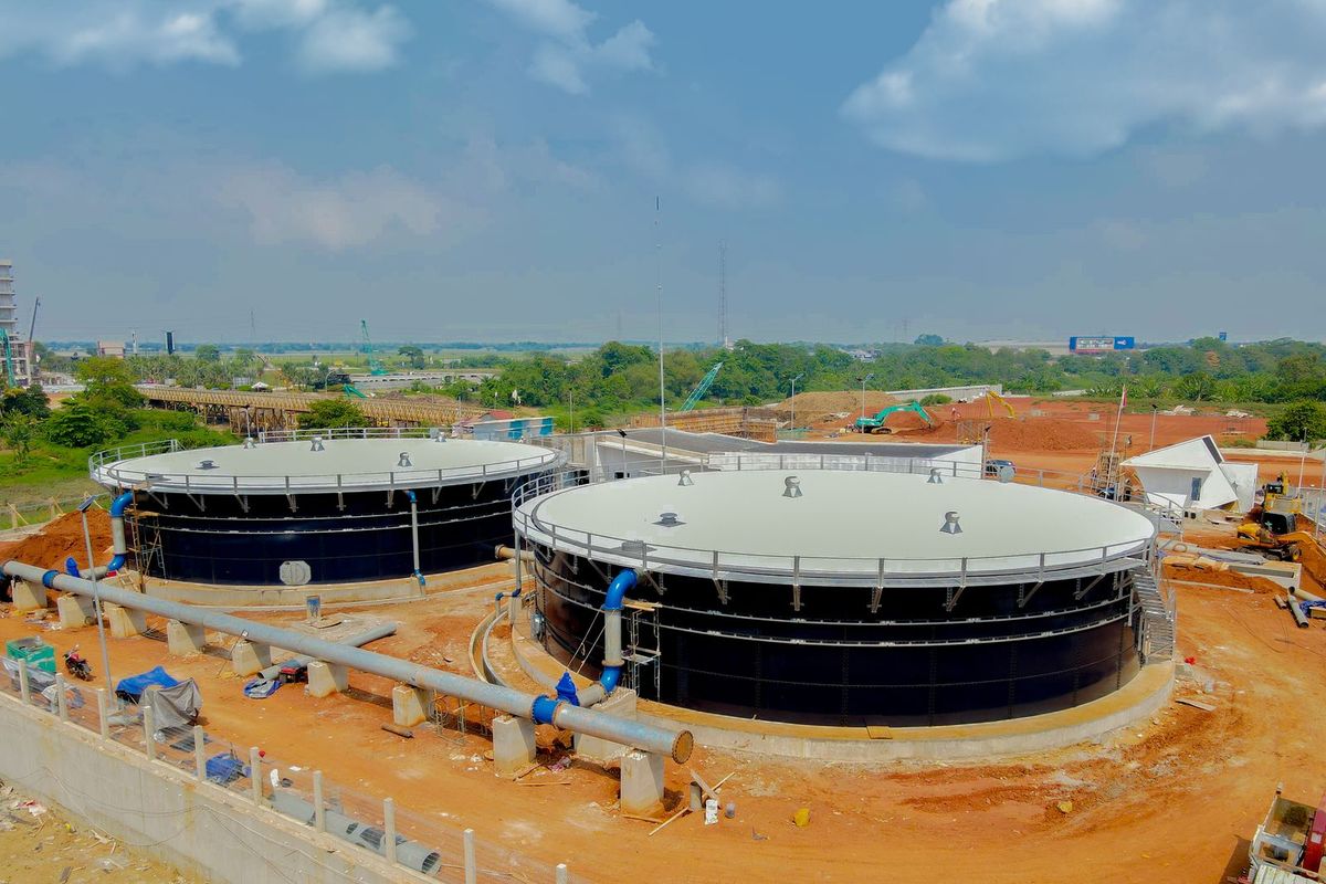 Salah satu proyek infrastruktur yang dikembangkan Kementerian Pekerjaan Umum (PU).