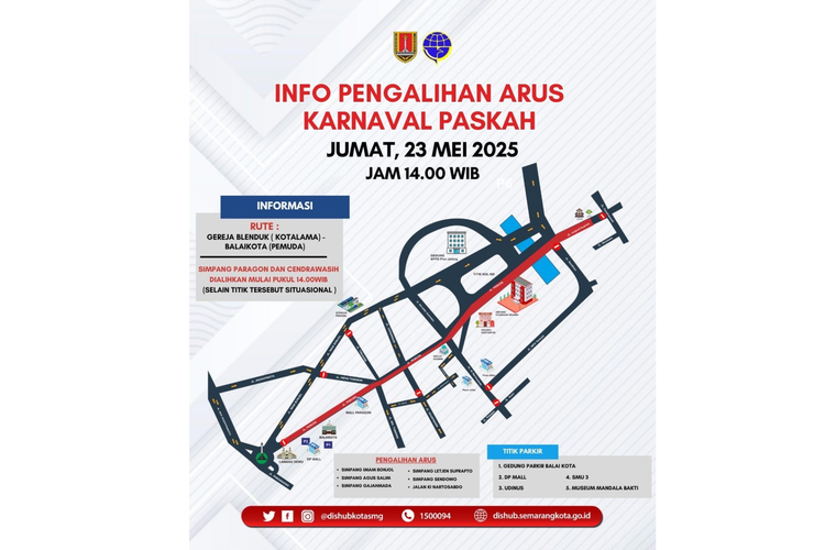 10.000 Jemaat Ikuti Karnaval Paskah 2025, Pemkot Semarang Siapkan Rekayasa Lalin 