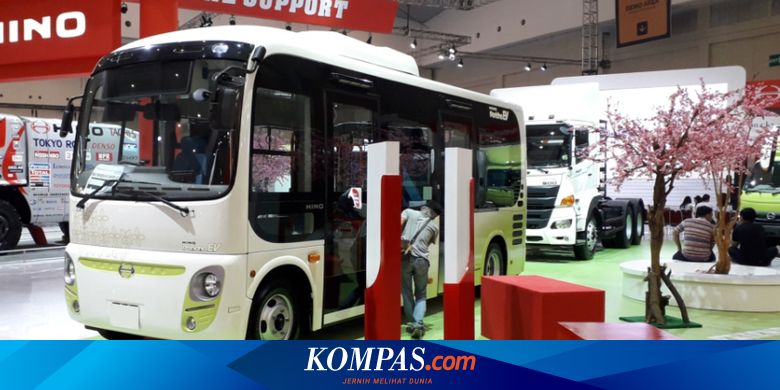 Hino Pamerkan Bus Listrik  Pengganti Mesin  Diesel 