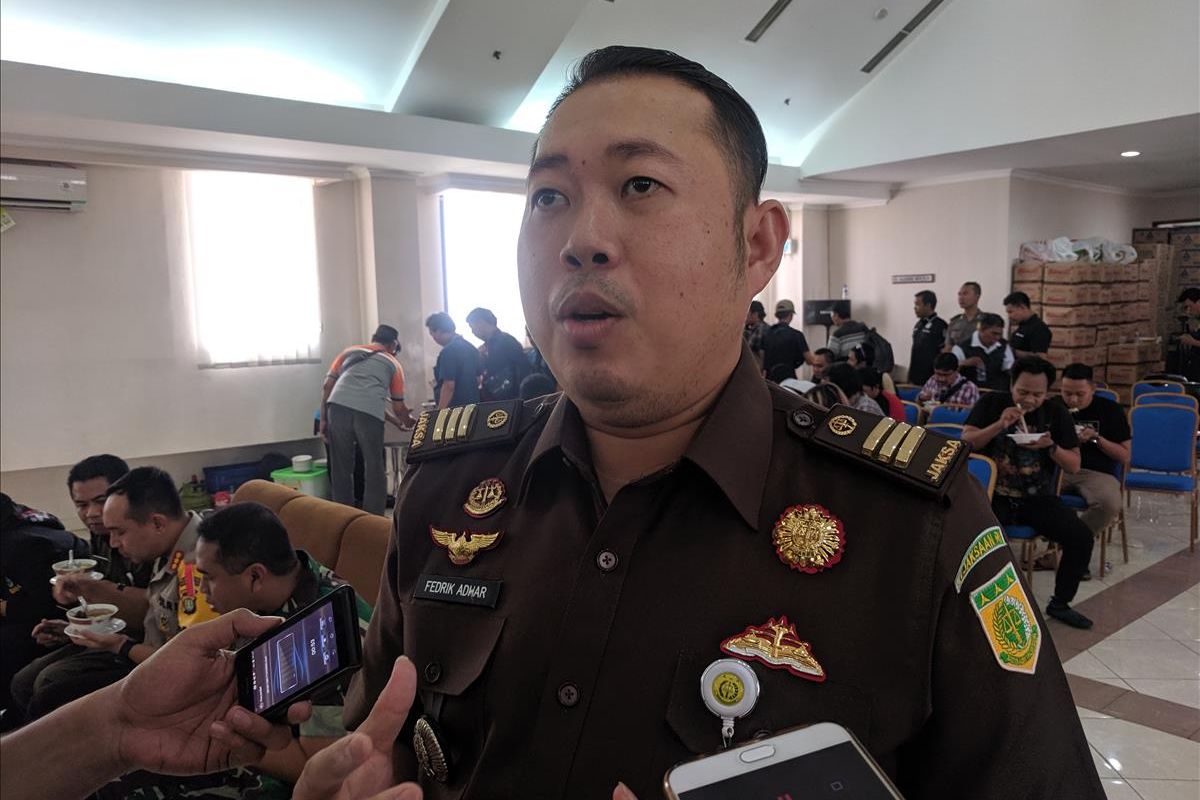 Ketua JPU dari unsur Gakkumdu, Fedrik Adhar di Mapolres Metro Jakarta Utara
