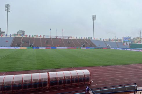 Jelang Kickoff Timnas Indonesia Vs Myanmar, Stadion Viet Tri Diguyur Hujan