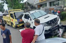 Diduga Epilepsi Kambuh, Sopir Truk Tabrak 6 Kendaraan yang Parkir di Pinggir Jalan Tasikmalaya
