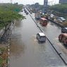 Banjir di Jalan Kaligawe Semarang Mulai Surut
