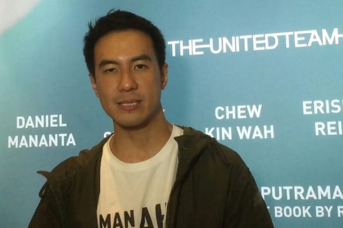 Presenter Daniel Mananta saat ditemui dalam press screening film A Man Called Ahok di kawasan Epicentrum, Kuningan, Jakarta Selatan, Senin (5/11/2018).