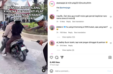 Video Polisi Tilang Motor Pakai Pelat Nomor Cantik, R 4 NI